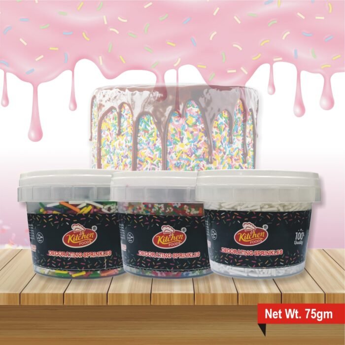 Colorful Cake Decorating Sprinkles for Baking – Kitchen Foods