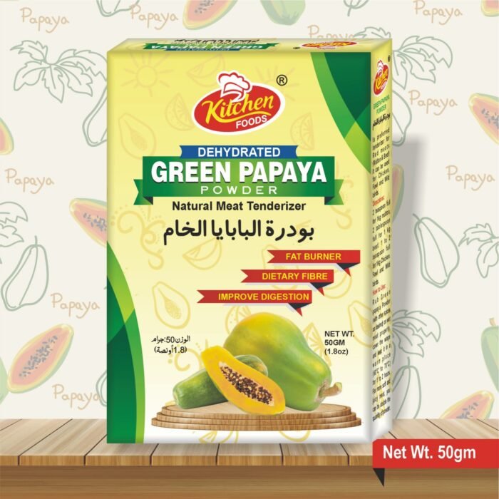 Green Papaya Powder 50g – Natural Digestive Enzyme Supplement